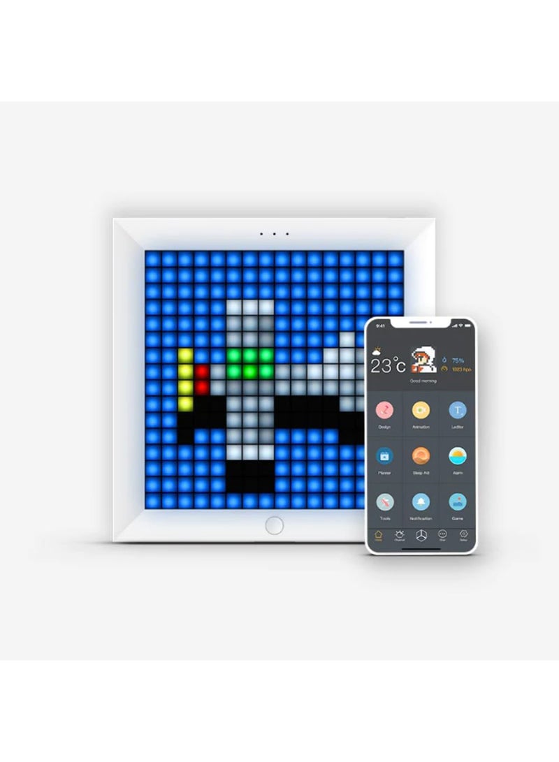 Divoom Pixoo Pixel Art Digital Picture Frame 16x16 LED Display