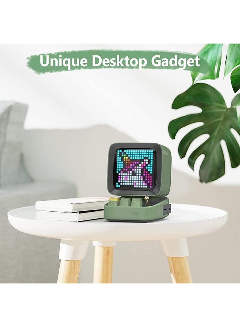 Divoom Ditoo Plus Retro Pixel Art Game Bluetooth Speaker - Green