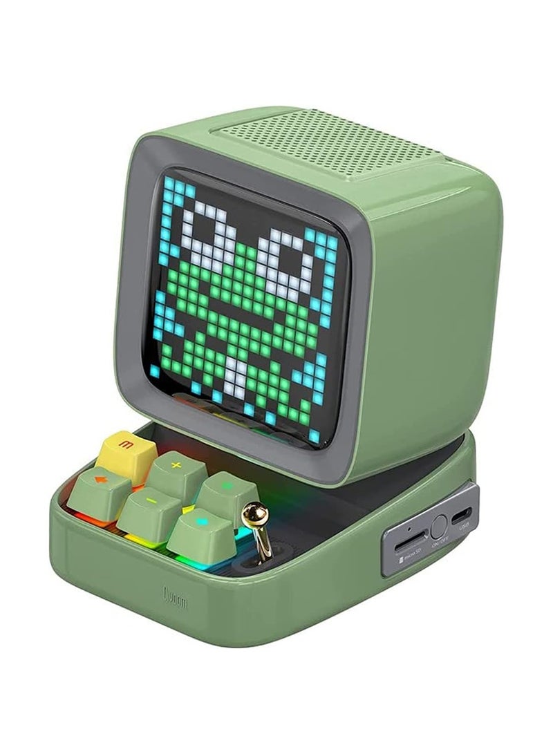 Divoom Ditoo Plus Retro Pixel Art Game Bluetooth Speaker - Green