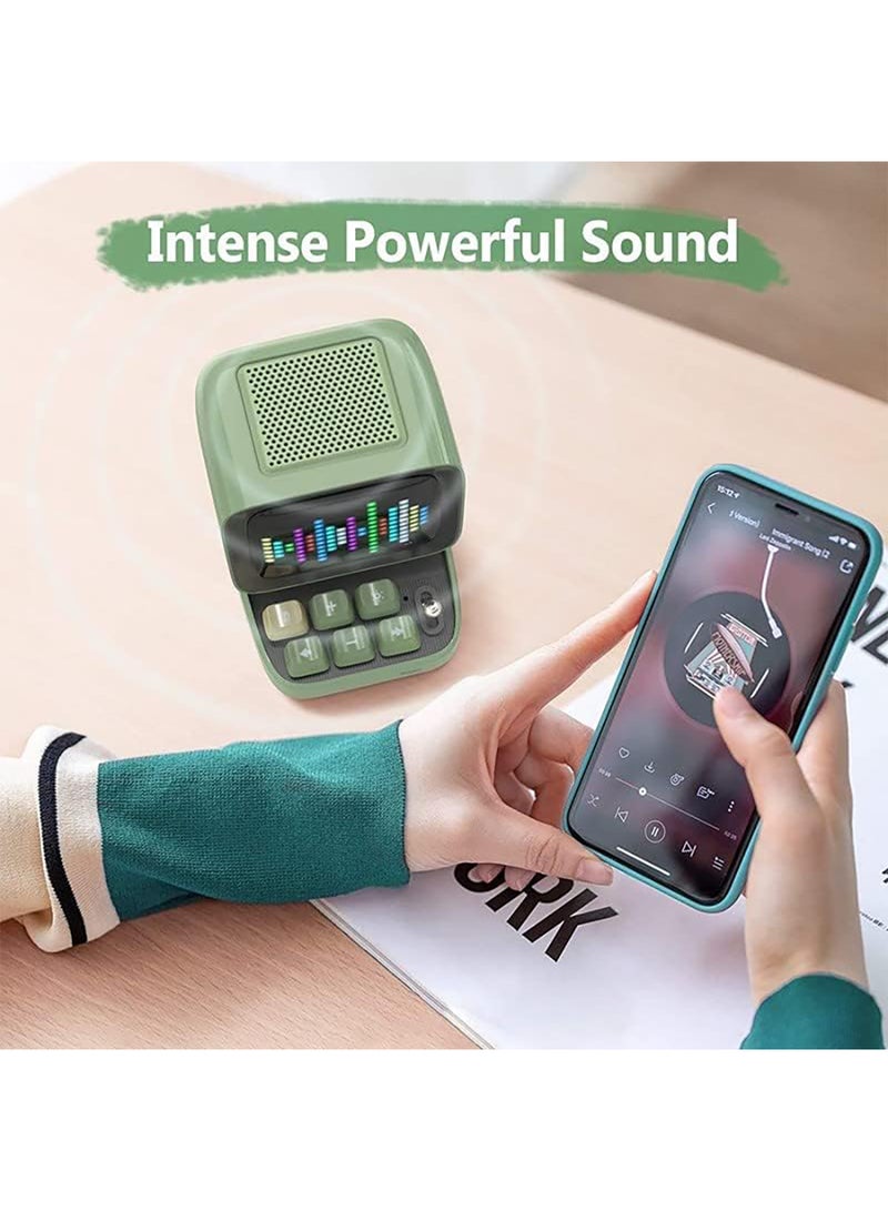 Divoom Ditoo Plus Retro Pixel Art Game Bluetooth Speaker - Green