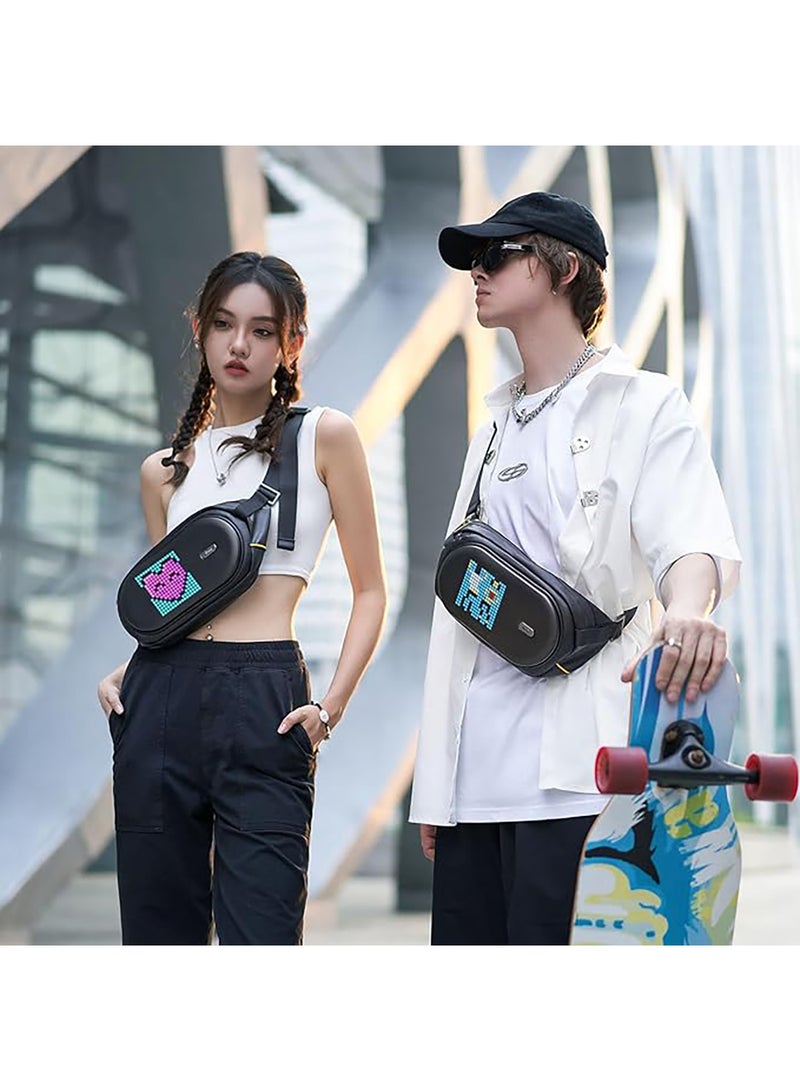 Divoom Backpack Divoom Pixoo Slingbag - C Shoulder bag Pixel art display.