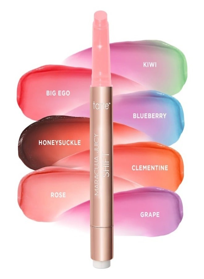 TARTE Maracuja Juicy Shift Lip Plumper - Color-adjusting pH lip plump Big Ego 2.7g