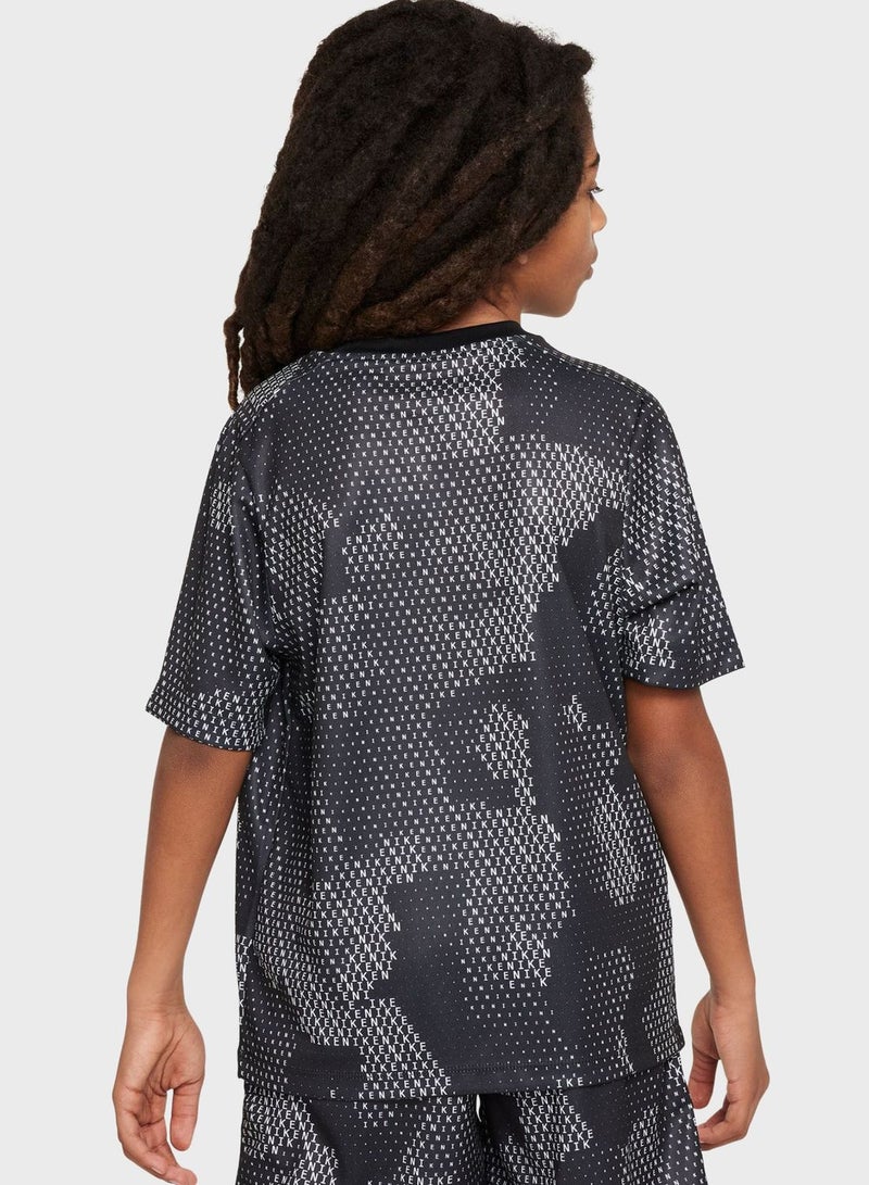 Youth Dri-Fit Multi Aop T-Shirt