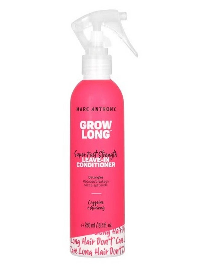 Grow Long Super Fast Strength Leave in Conditioner Caffeine  Ginseng 8.4 fl oz 250 ml