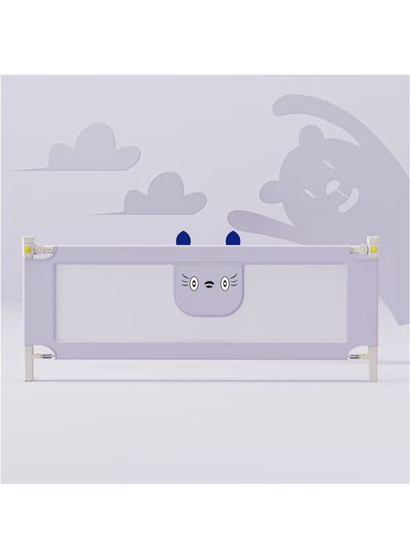 Upgraded Bed Rail Guard for Kids Extra Long Bed Guardrail for Kids Great Fit for Twin, Double, Gray