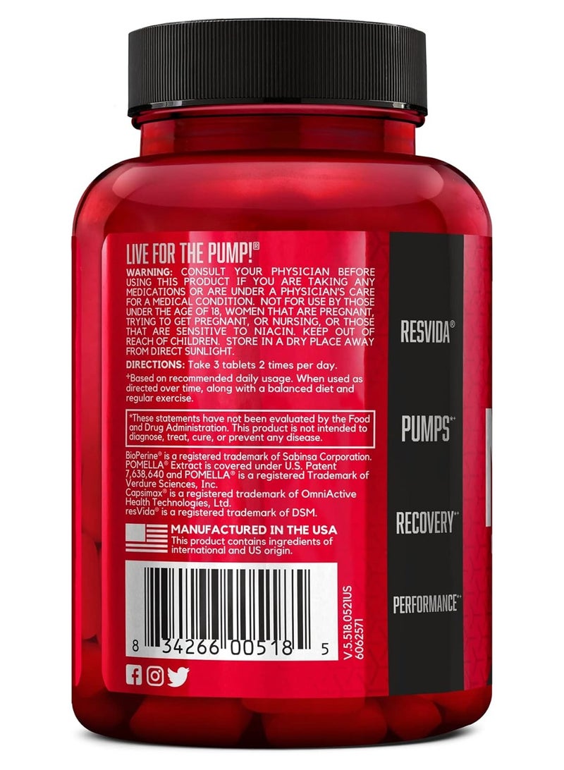 BSN Nitrix 2.0, 30 Servings 90 Tablets 150g