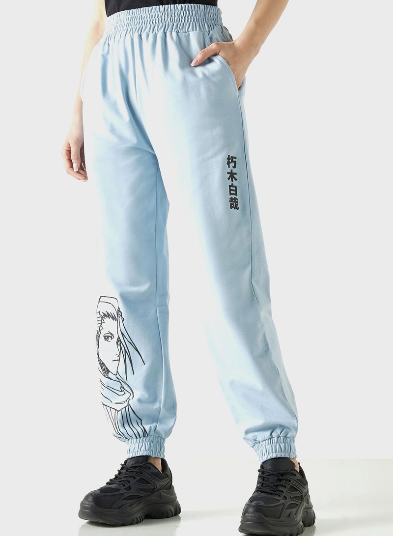 Naruto Print Sweatpants