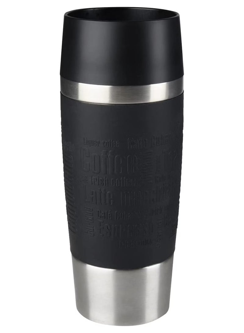 Tefal Stainless Steel Plastic Travel Mug Black 0.36 Liters K3081114 Blueberry 0.36 Liters