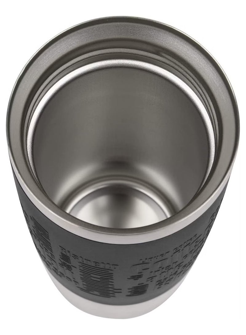 Tefal Stainless Steel Plastic Travel Mug Black 0.36 Liters K3081114 Blueberry 0.36 Liters