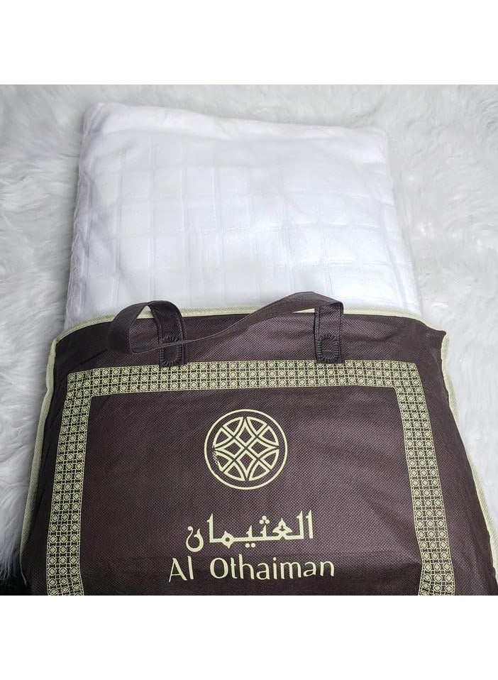 Ihram clothes for children for Hajj and Umrah - 2 white towels - 100% natural healthy combed cotton towels, weight 600 grams