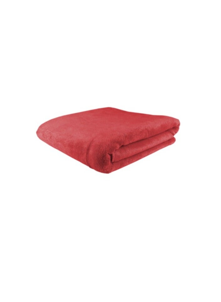 Enjoyhouse Microfiber Bath Towel Red 70X140 Cm