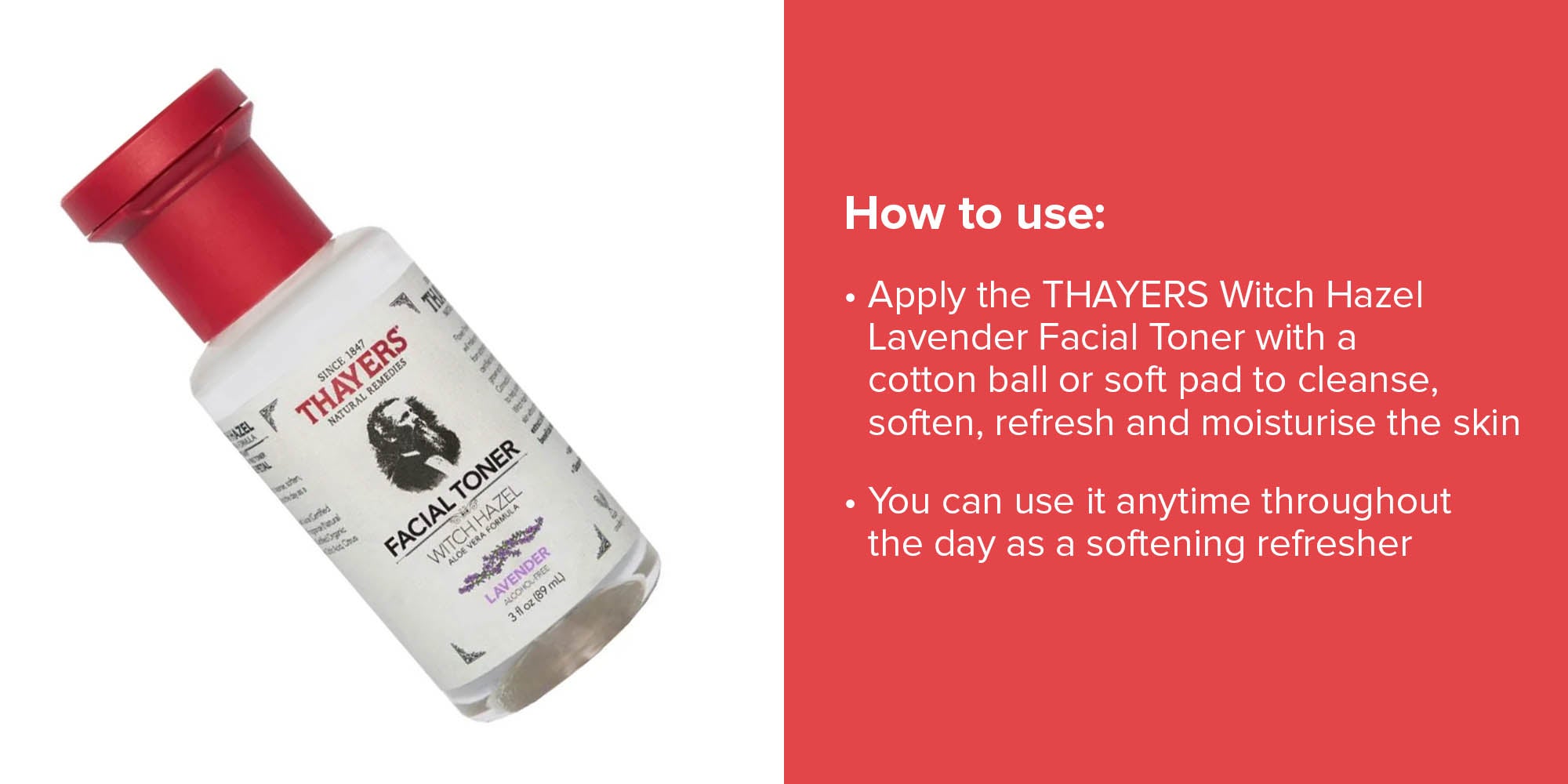 Witch Hazel Aloe Vera Formula Facial Toner