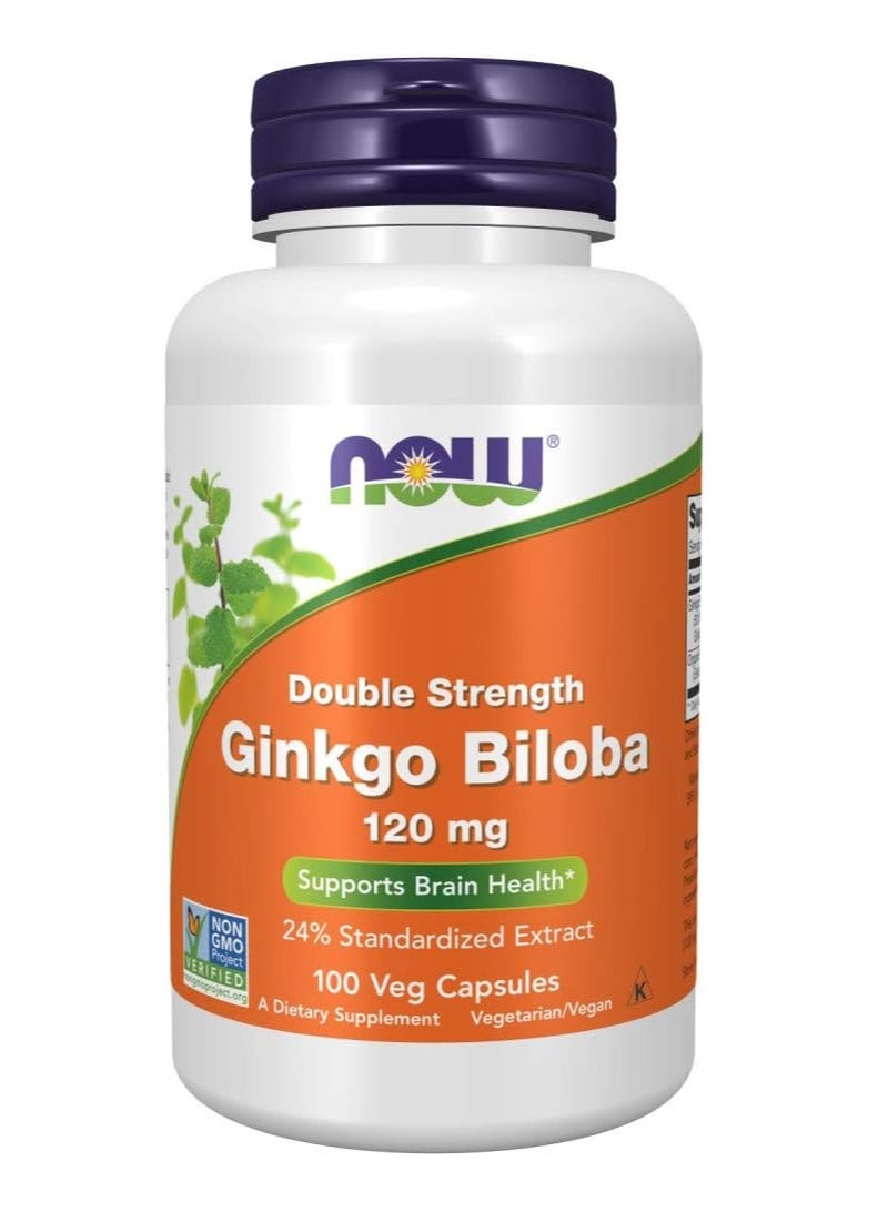 Ginkgo Biloba 120 mg 100 Veg Capsules