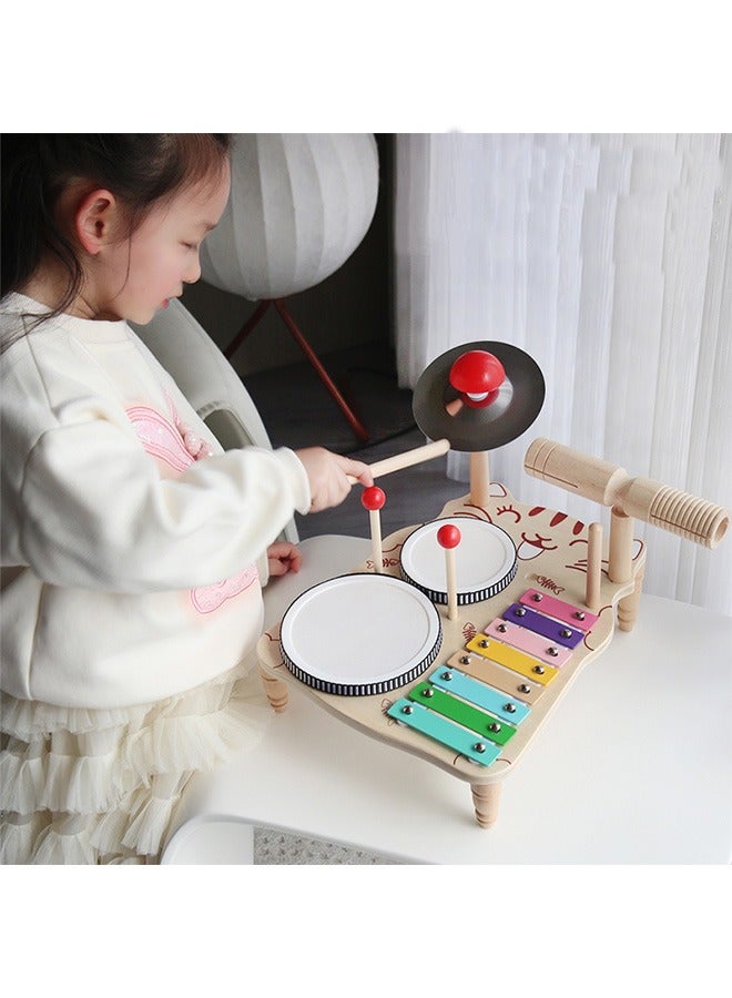 Multifunction Musical Toy Drum Set For Toddler,Early Sounding Educational Toy