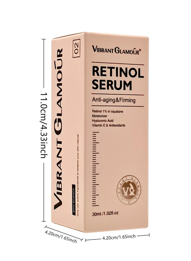 Reduce Fine Lines, Anti-wrinkle Firming Retinol Facial Serum 30g