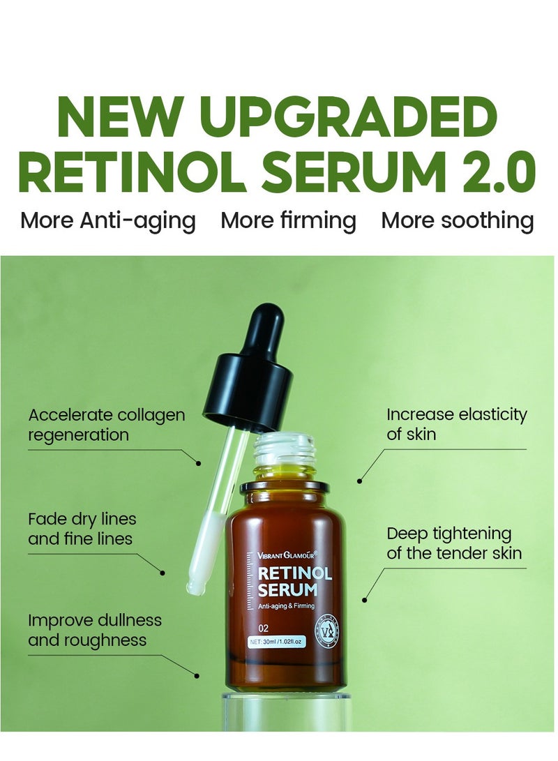 Reduce Fine Lines, Anti-wrinkle Firming Retinol Facial Serum 30g