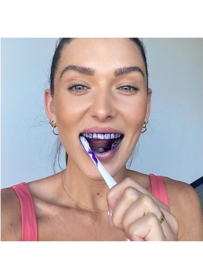 Teeth Color Corrector, Purple Teeth Brightening Toothpaste, Remove Stains, Teeth Brightening Purple Toothpaste, Remove Coffee, Stains, Yellow Teeth (30ml）