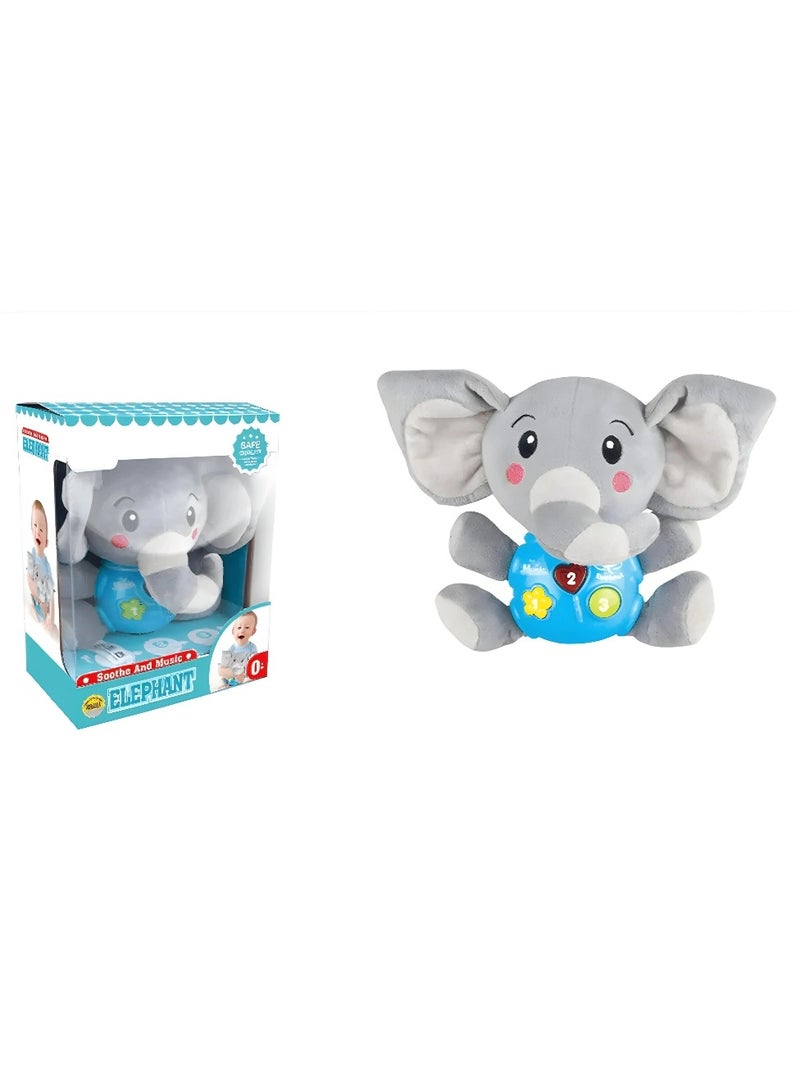 Plush Elephant with light and sound