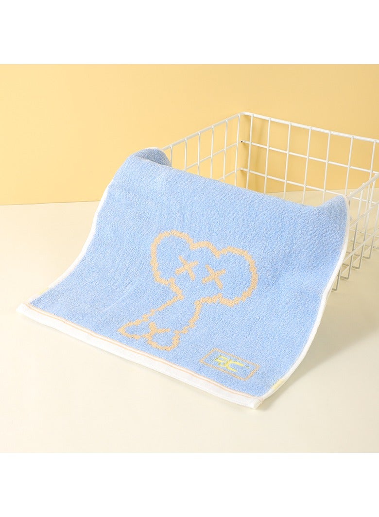 Cute Little Bear Adult Towel (Blue)