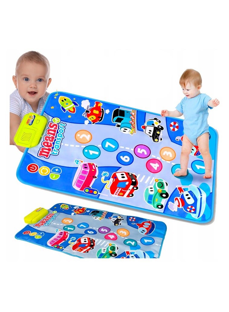 Multifunctional Early Learning Musical Mat Touch Interactive Educational Fun Cars Vehicles Sounds