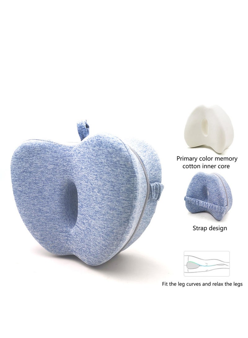 Leg & Knee Foam Support Pillow Memory Foam - Soothing Pain Relief for Sciatica, Back, Hips, Knees, Joints & Pregnancy