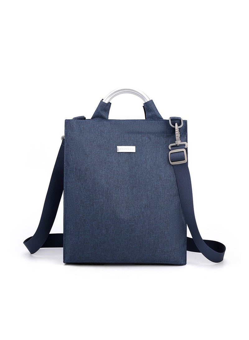 New Business Laptop Bag for Men's Leisure Aluminum Handle Nylon Bag