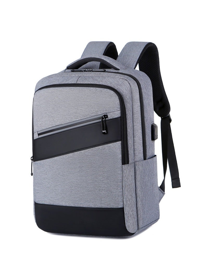 Fashion Double Back Simple Commuting Travel Men's Computer Backpack