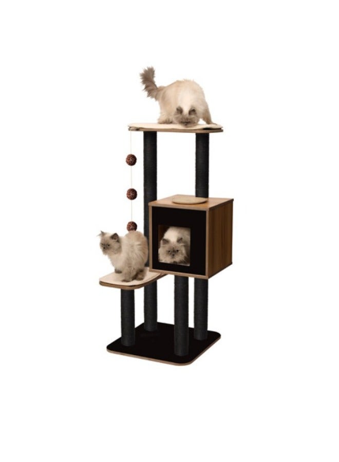 Premium Cat Furniture V-High Base Black