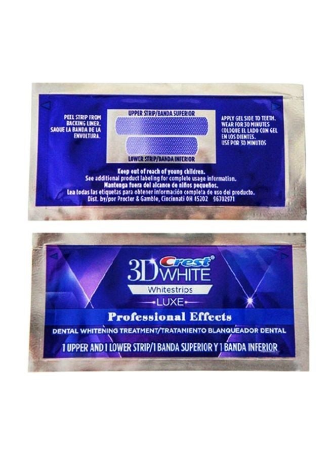 3-Piece 3D White Professional Effects Whitestrips Set 15grams