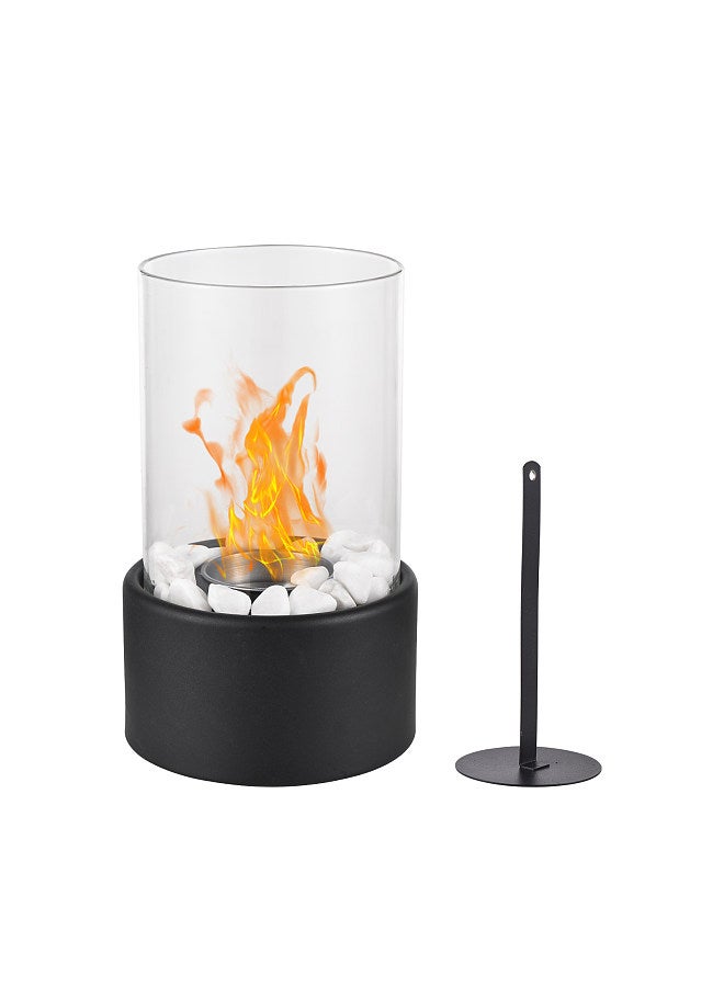 Bioethanol Fireplace Tabletop Fire Pit Bio Fireplace Bowl Pot for Indoor Outdoor Home Garden Balcony  Decor Birthday Gifts Long Time Burning and less
