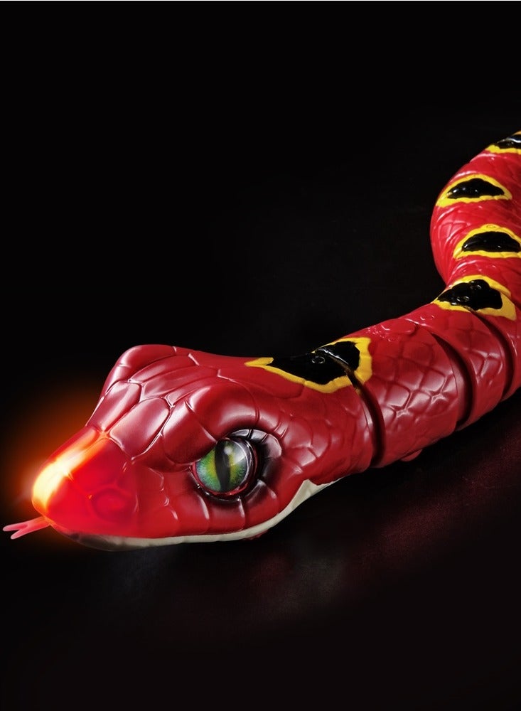 ZURU ROBO ALIVE Robotic Pet Slithering SNAKE for Ages 3+ (Red)