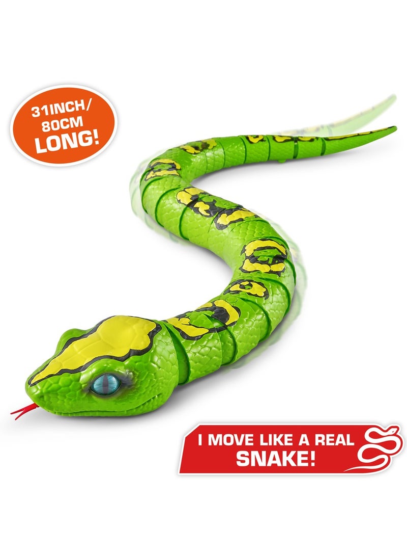 ZURU ROBO ALIVE King Python, Battery-Powered Robotic Interactive Electronic Toy Pet Reptile Ultra Real Movements Prankst Toys For Ages 3+