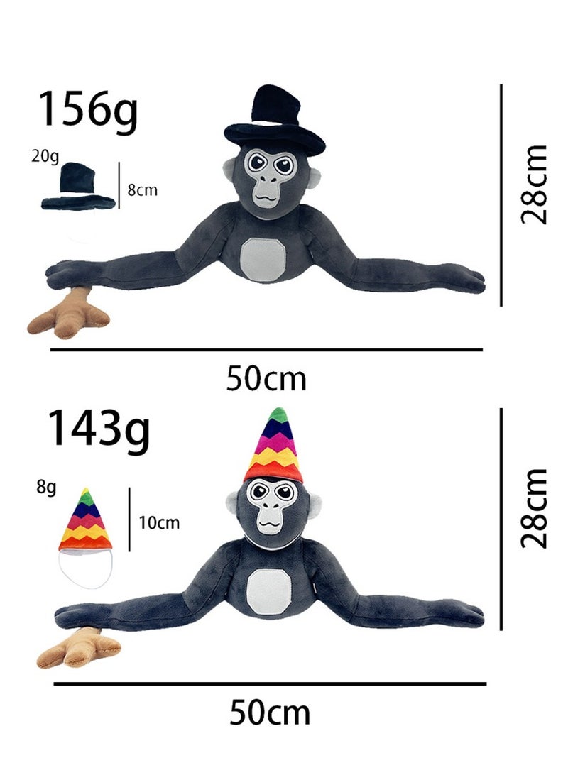 Gorilla Tag Monke 28cm include 2 hats