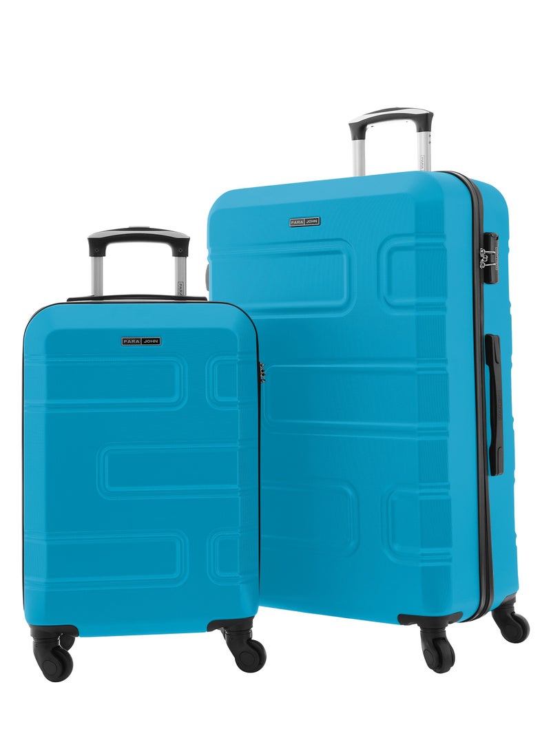 Neo ABS Hardside Spinner Luggage Trolley Set Blue