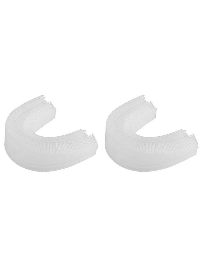 2Pcs U Shaped Toothbrush Head Silicone Automatic Electric Toothbrush Heads Replacement Refill For Electric Toothbrush Accessories