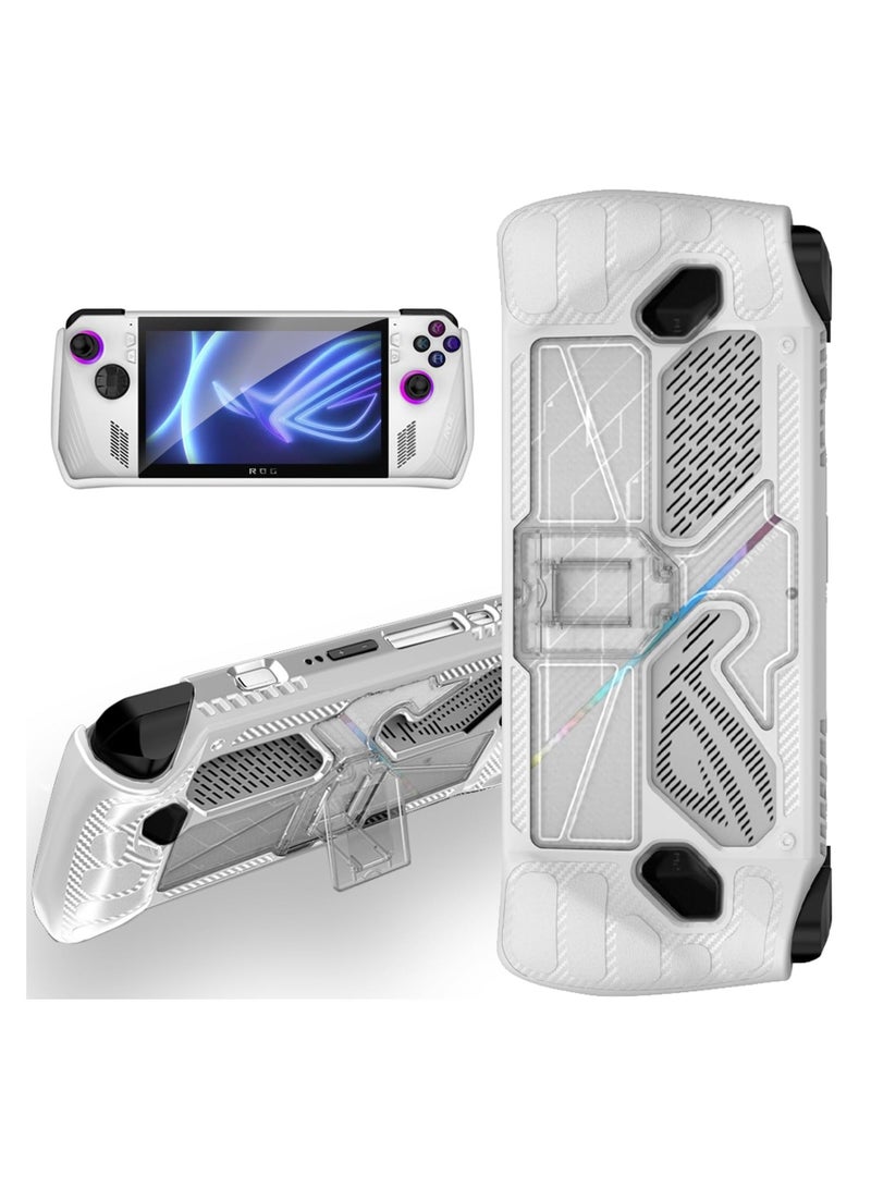Protective Case for Asus ROG Ally Handheld Game 2023, Shock-Absorption, Anti-Slip, Scratch Resistant Slim Cover with Kickstand, Military Grade Design