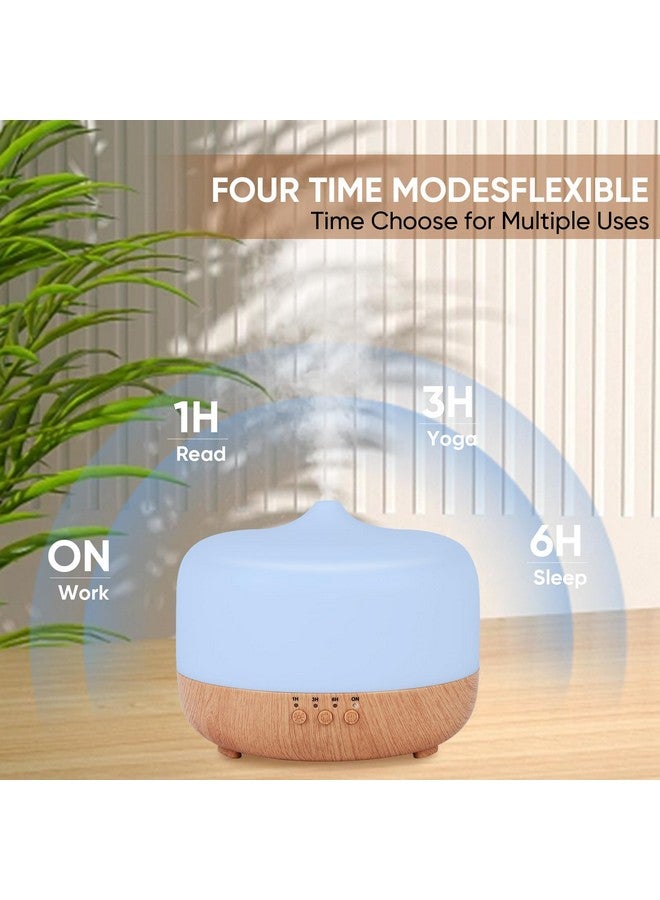 1000Ml Essential Oil Diffuser Remote Control Aromatherapy Diffuser 7 Color Changing Led For Large Room Home