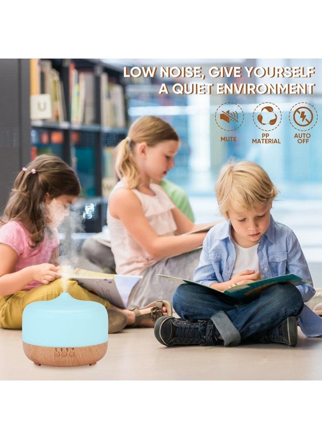 1000Ml Essential Oil Diffuser Remote Control Aromatherapy Diffuser 7 Color Changing Led For Large Room Home
