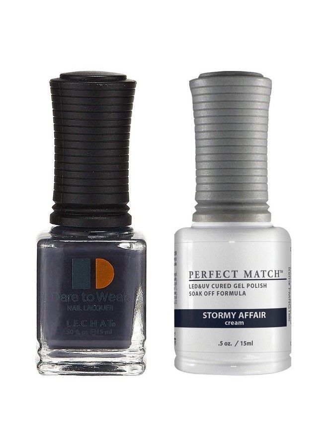 Perfect Match Gel Polish Stormy Affair 0.5 Ounce (Pms186)