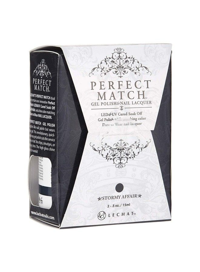 Perfect Match Gel Polish Stormy Affair 0.5 Ounce (Pms186)