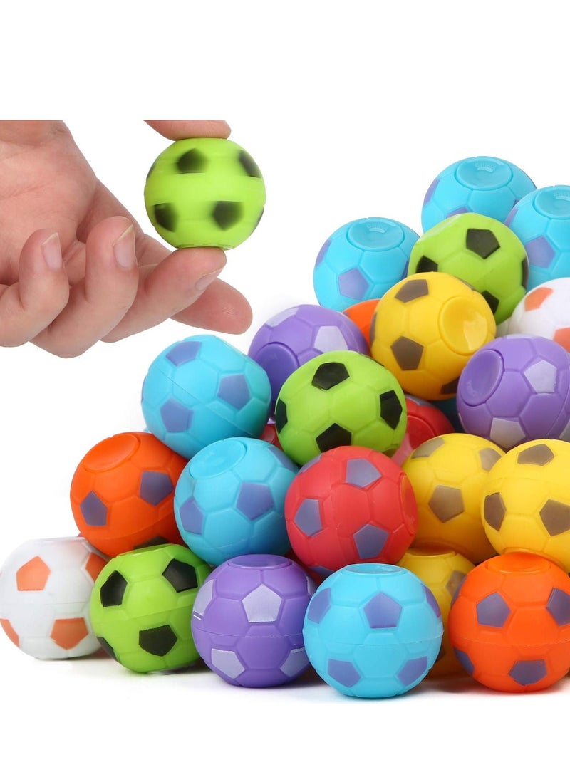 12 Pack Soccer Party Favors Goodie Bag Stuffers Mini Sport Fidget Balls Treasure Box Toys