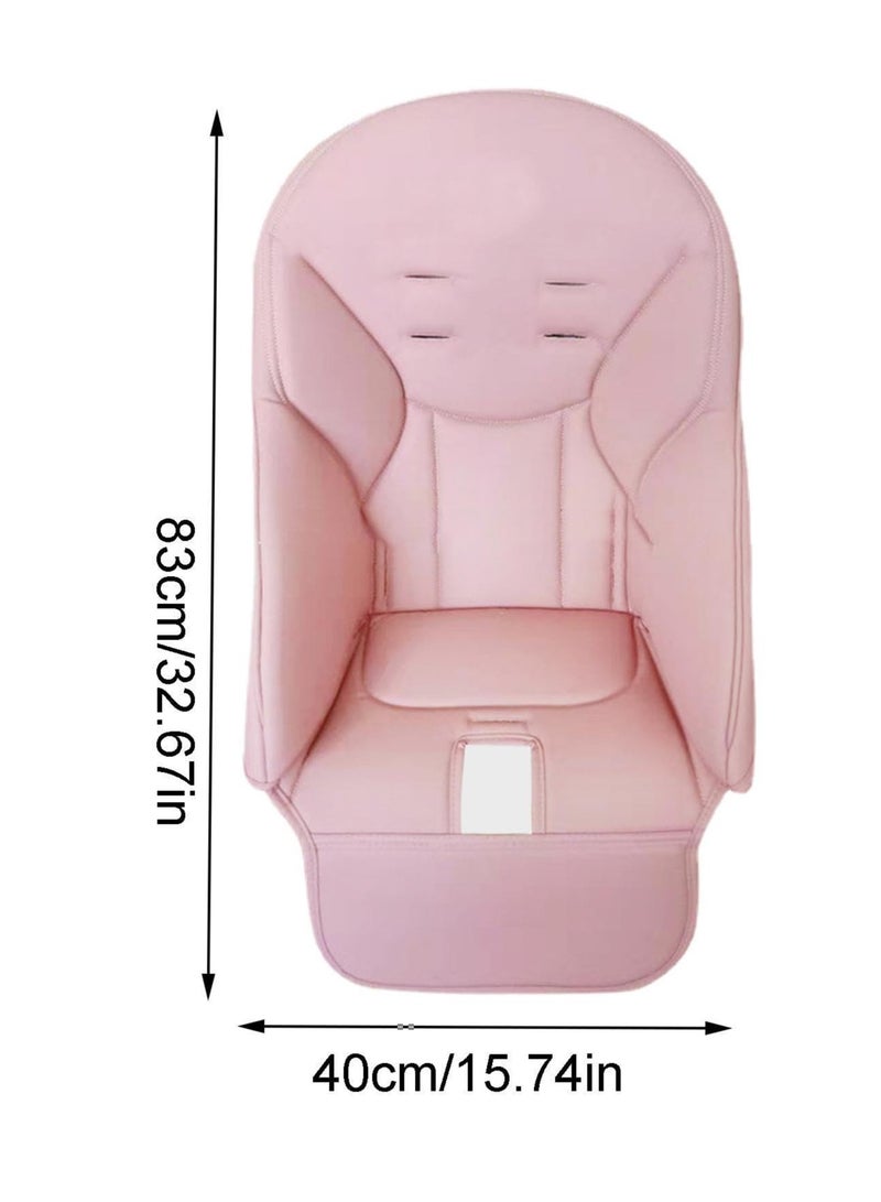 High Chair Covers for Baby, High Chair Cushion Pad, Universal Baby Dining Chair Cushion, Easy to Fit Wipe Clean Seat Pad for Chair to Keep Baby Comfortable (Pink)