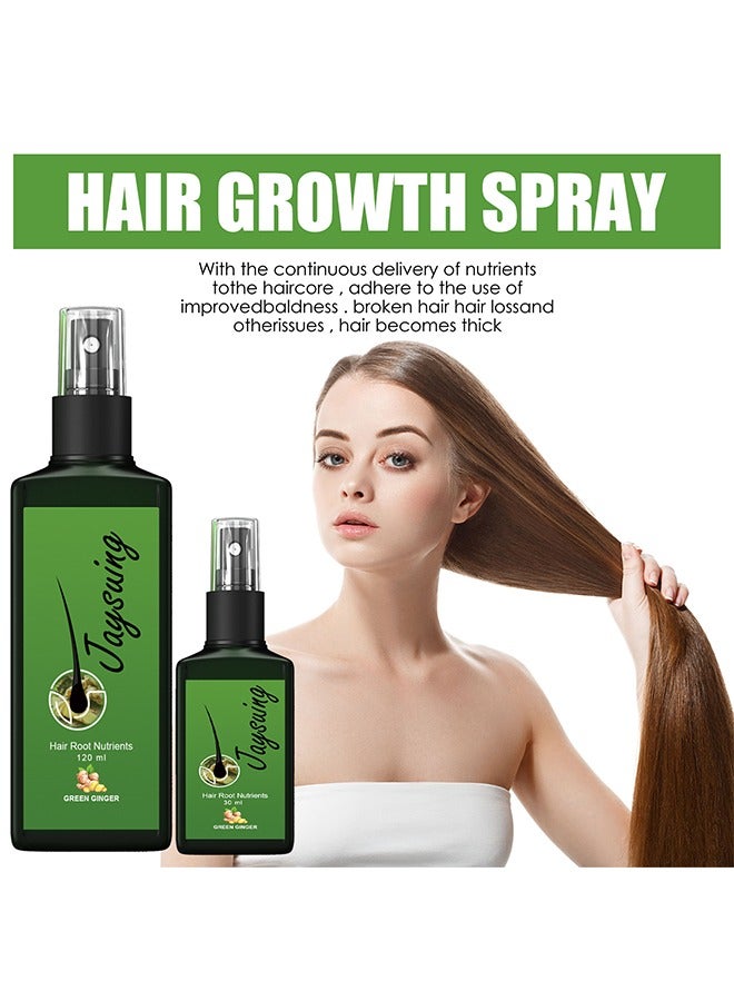 Hair Treatment Green Ginger Serum Hair Lotion ,Hair Loss Treatments, Aids against Hair-thining, Hair Regrowth Treatment-120ML