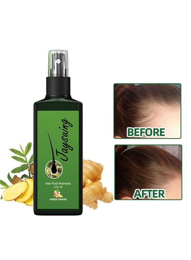 Hair Treatment Green Ginger Serum Hair Lotion ,Hair Loss Treatments, Aids against Hair-thining, Hair Regrowth Treatment-120ML