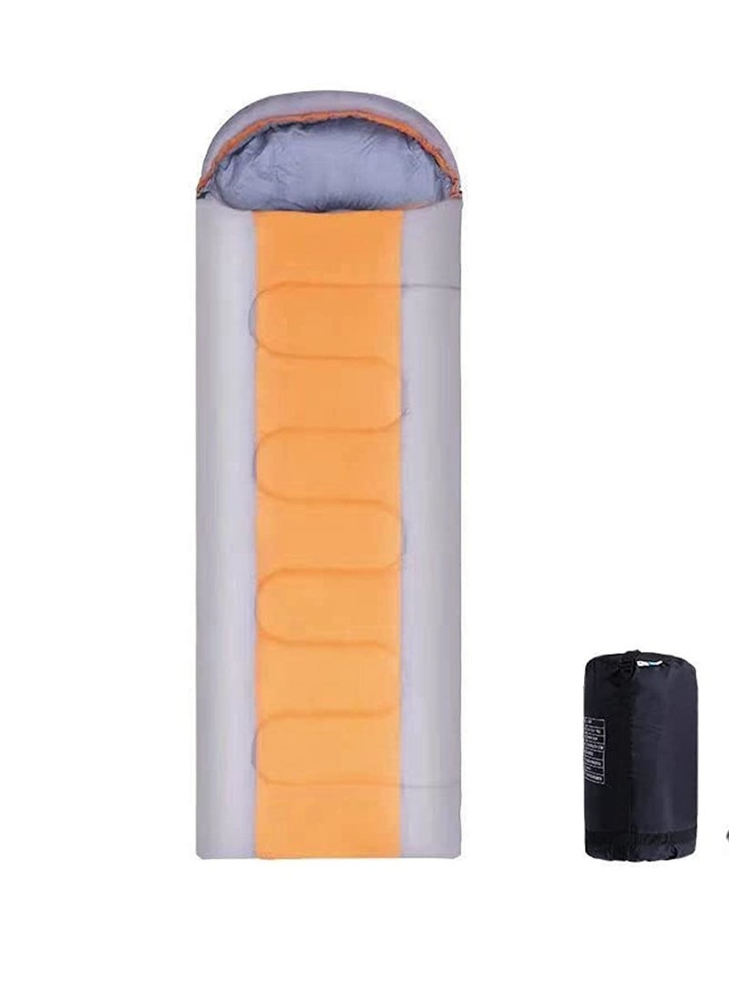 Widened Sleeping Bag Lightweight Waterproof Warm Adult Camping Sleeping Bag with Compression Bag Backpack Sleeping Bag for Outdoor Camping Hiking and Traveling
