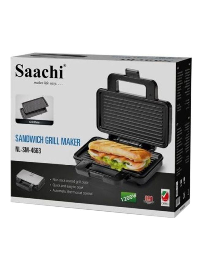 Sandwich Grill Maker 1200.0 W NL-SM-4663 Grey