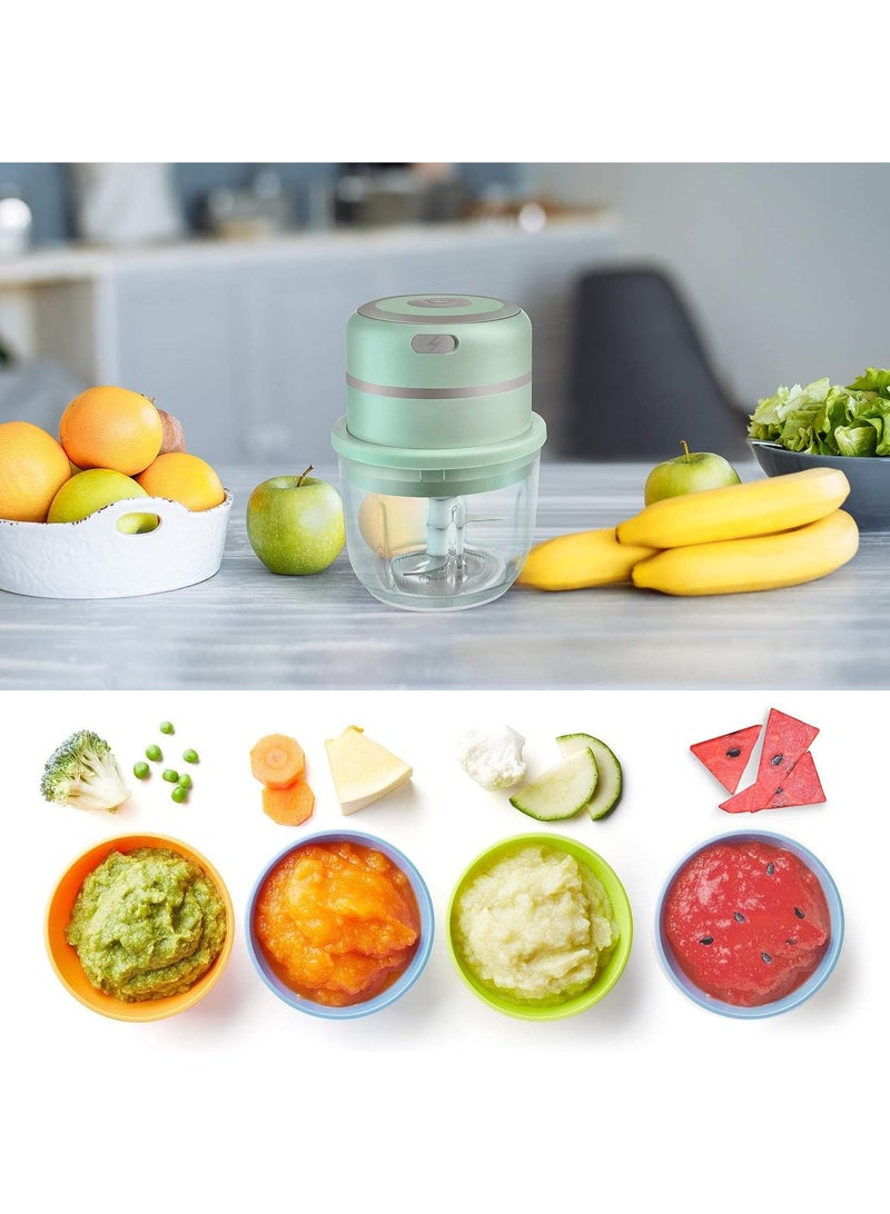 300ML Usb Portable Small Electric Food Chopper