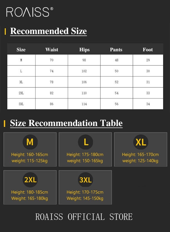 Men Sport Shorts with Multiple Pockets, Comfortable Straight Leg Pants for Men, Solid Short Pants with Adjustable Drawstring and Elastic Waistband, Suitable for Active Lifestyles and Casual Occasions