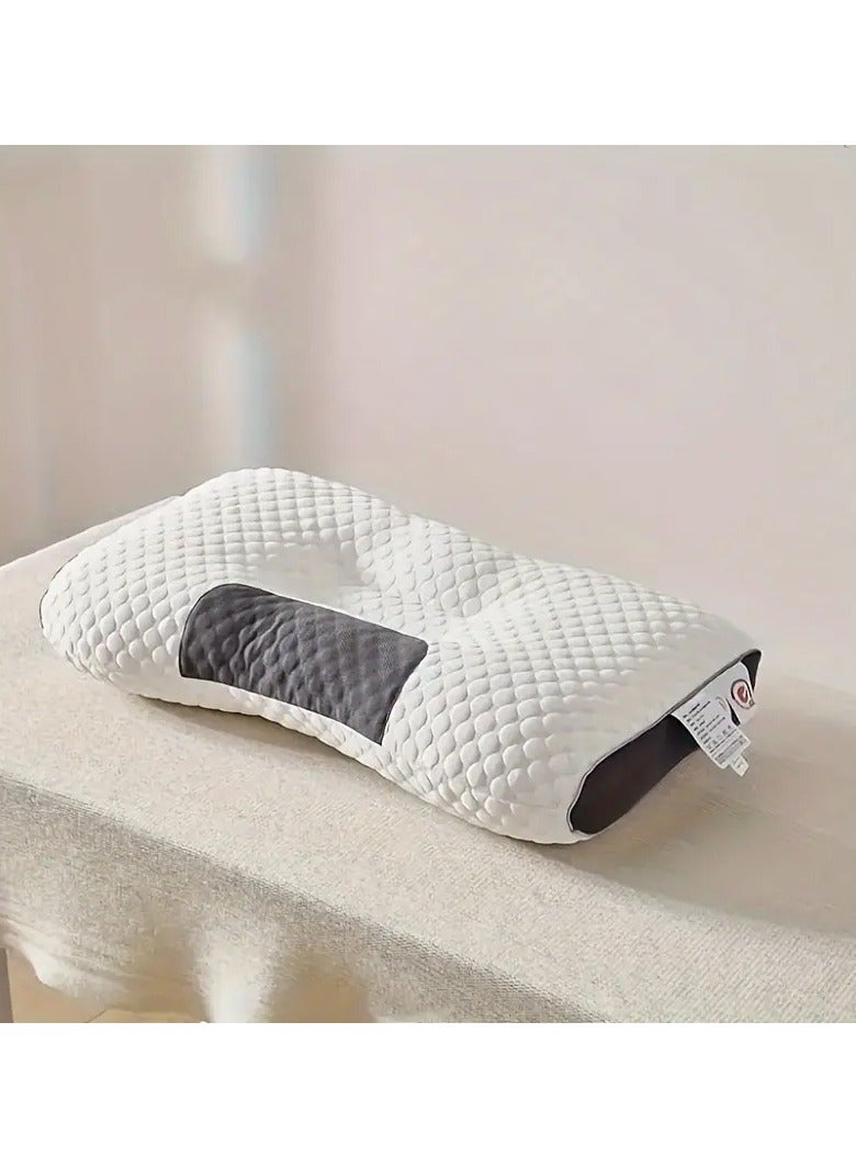 1pc Knitted Neck Pillow, Sleep Massage Pillow, Household Pillow Bedding Supplies