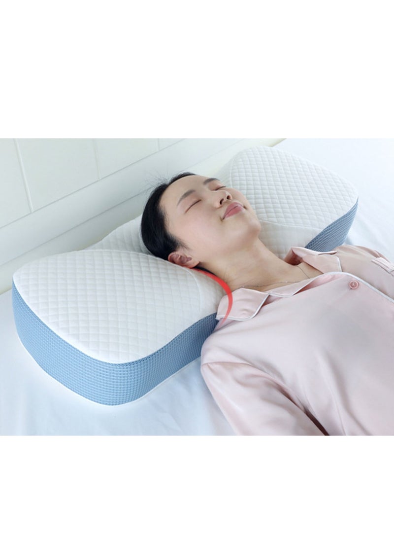 Memory Foam Pillows Neck Pillow Bed Pillow for Sleeping Ergonomic Cervical Pillow Orthopedic Contour Pillow for Side Back Stomach Sleeper